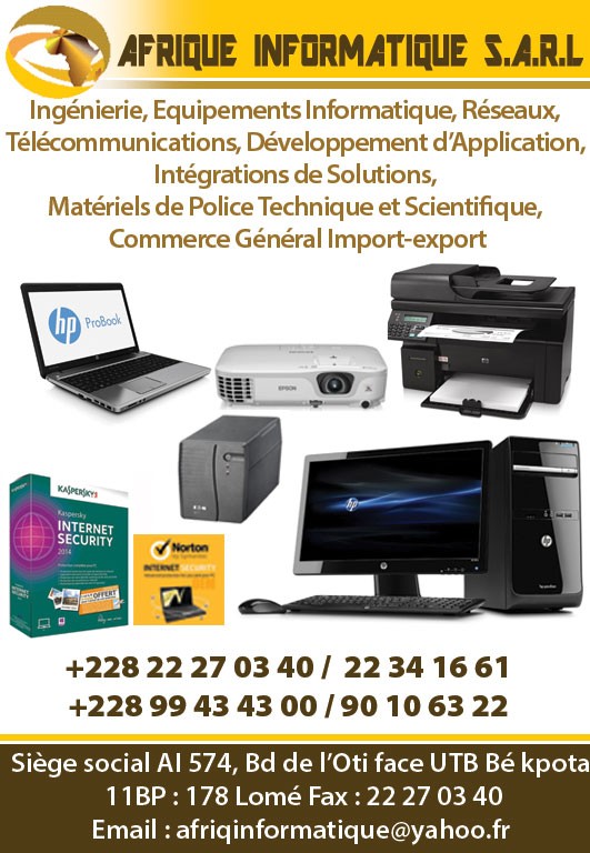 AFRIQUE INFORMATIQUE Sarl - Matériel informatique