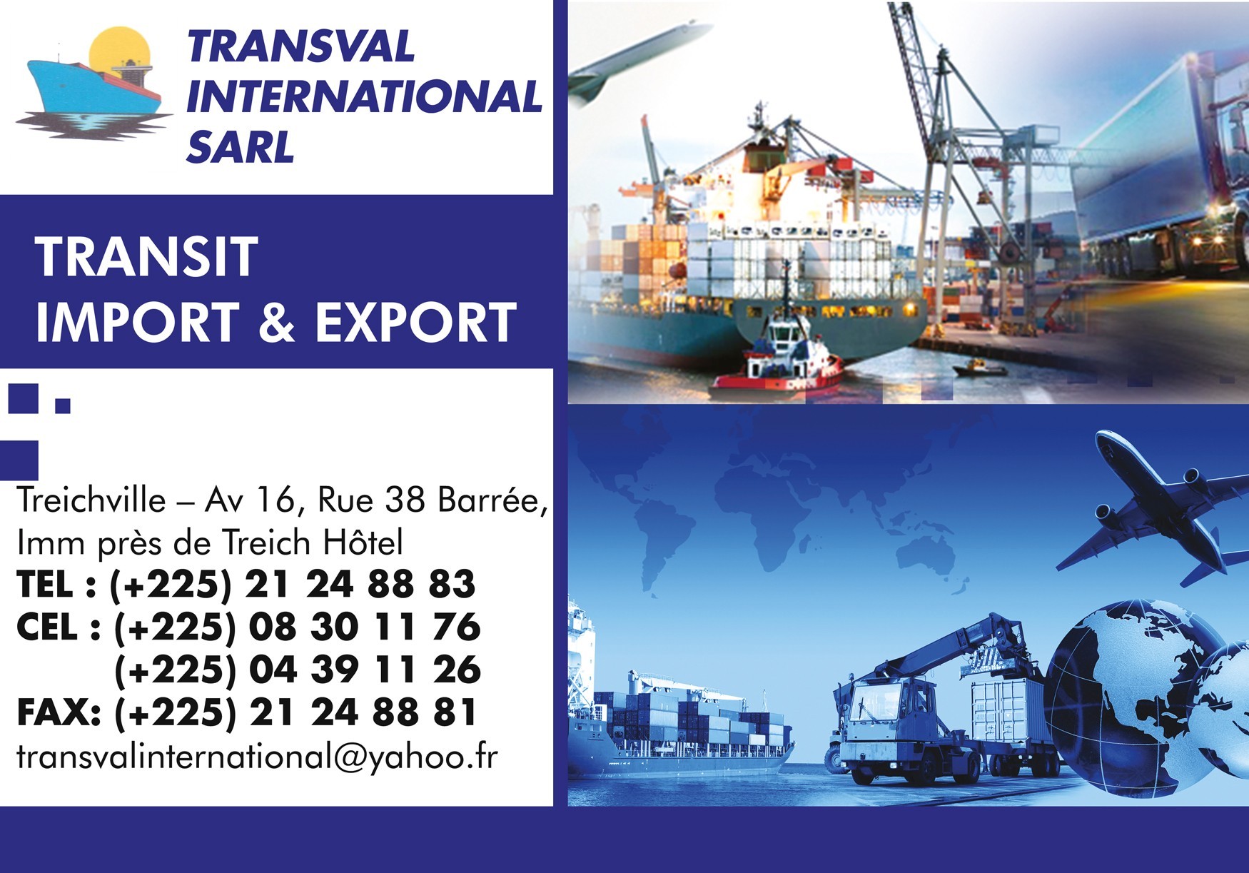 TRANSVAL INTERNATIONAL Import et export
