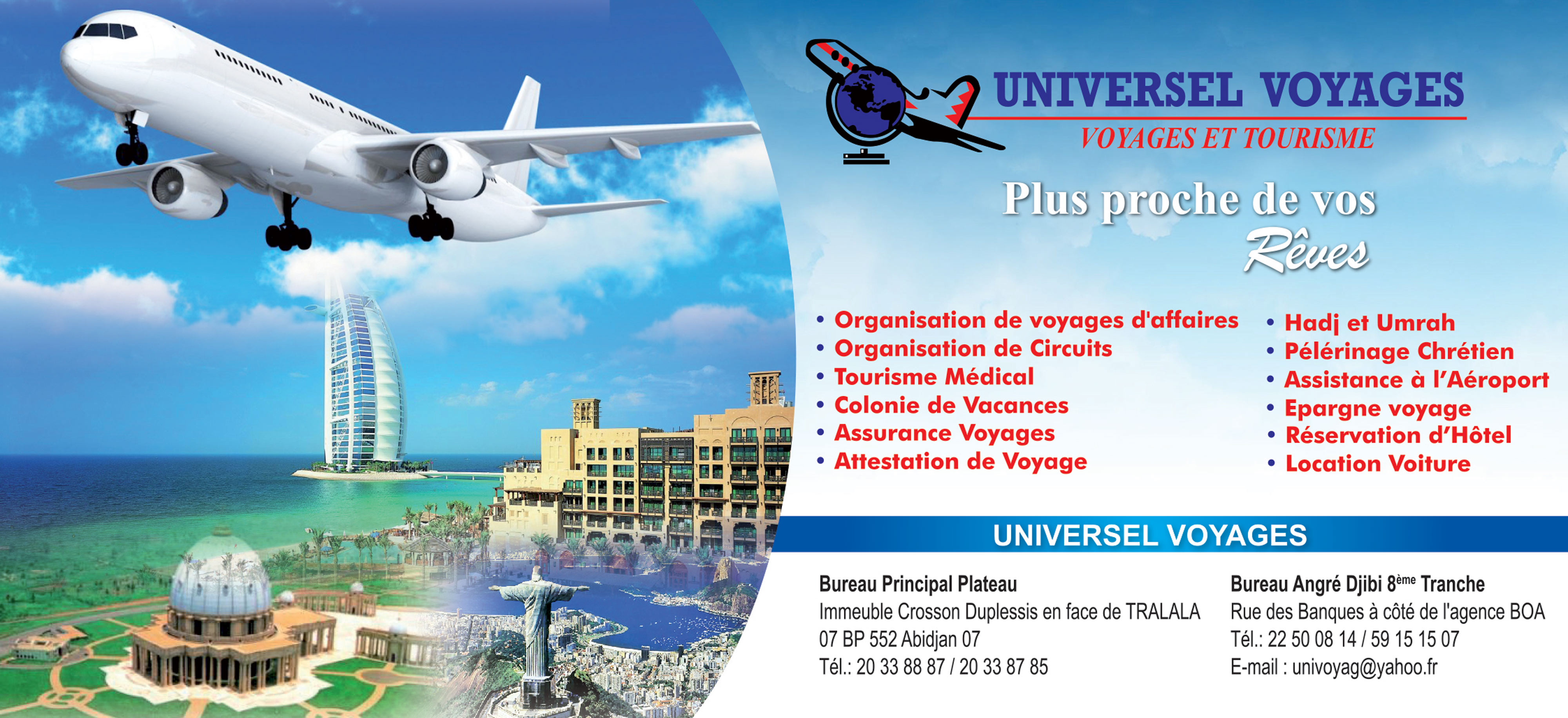 agence de voyage universel