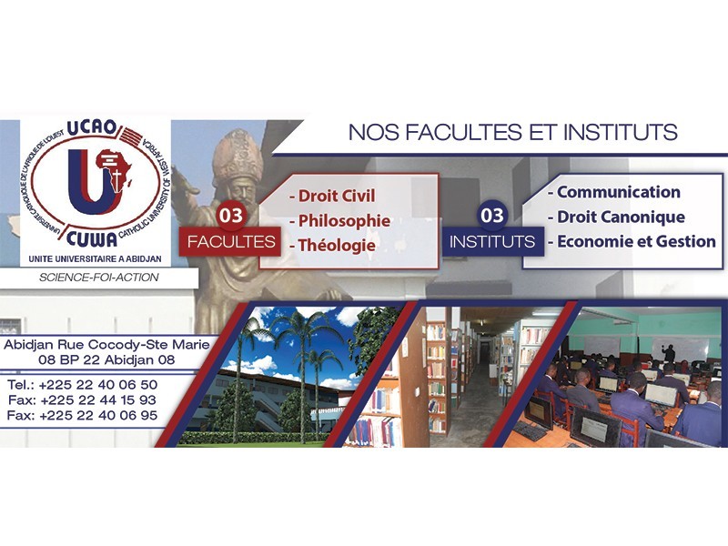 UCAO UUA UNIVERSITE CATHOLIQUE DE L AFRIQUE DE L OUEST UNITE 