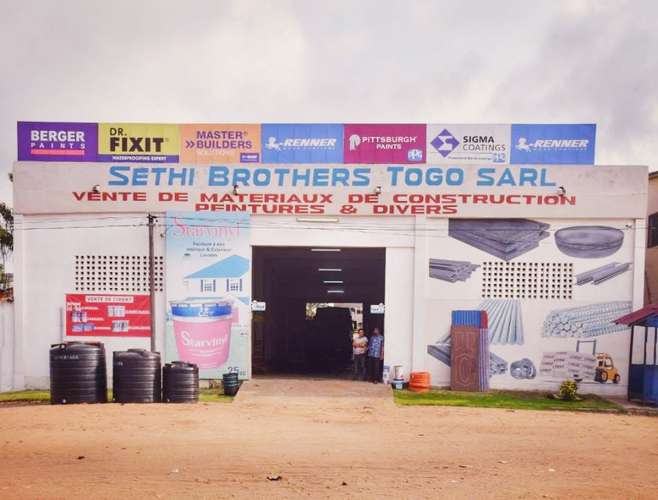 STE SETHI BROTHERS Togo Matériaux de construction, Lomé