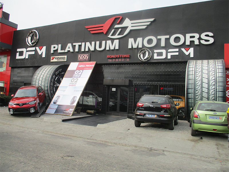 Platinum Motors Côte d'Ivoire Pneumatiques