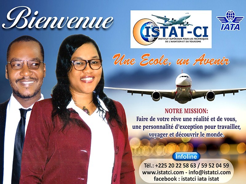 Istat Ci Institut Superieur Pour Les Techniques De L Aviation Et Du Tourisme Cote D Ivoire Ecole Pour Les Passionnes Des Metiers De L Aviation Avec Istat Ci Realisez Votre Reve D Etre Hotesse De L Air Et