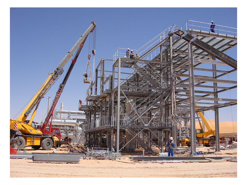 African industrial steel construction