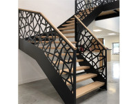 Escalier et rampe métallique et en acier